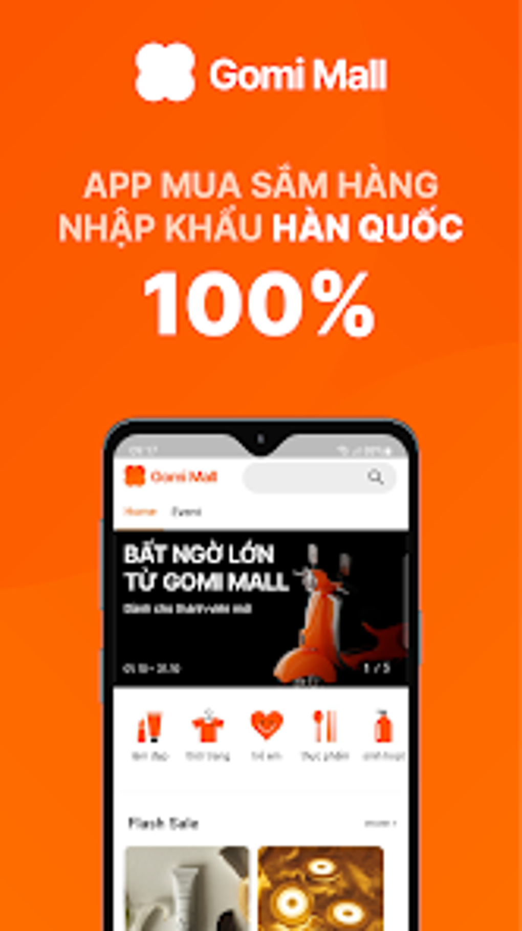 Gomi Mall -Mua Sắm Từ Hàn Quốc для Android — Скачать