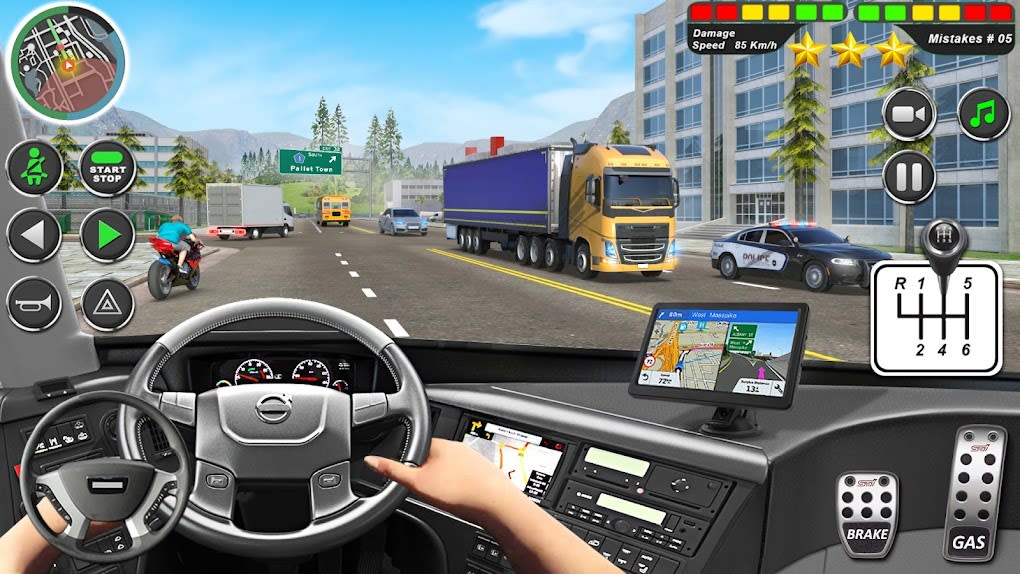 Bus Driving School : Bus Games for Android - Free App Download