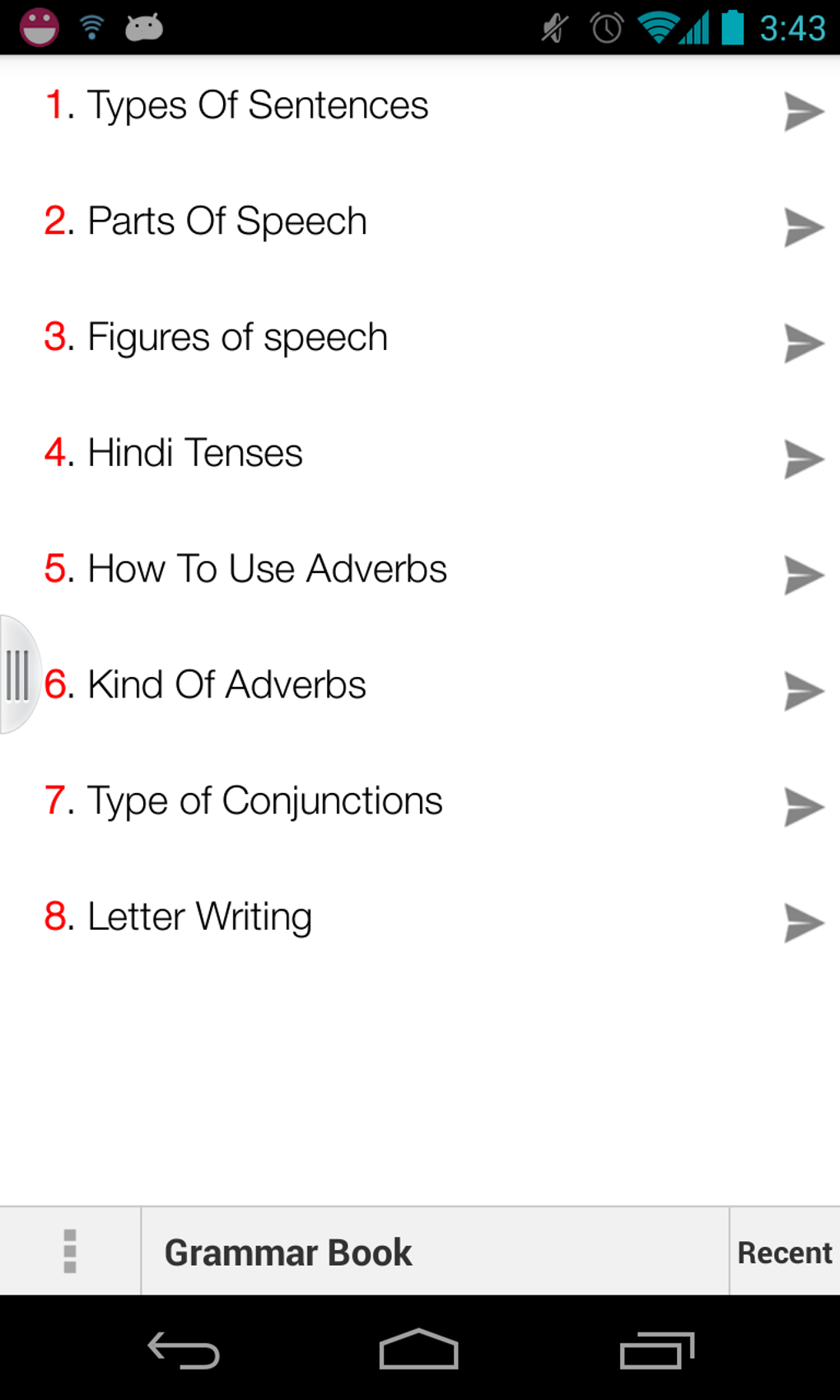 Hindi English Grammar Book APK Android 