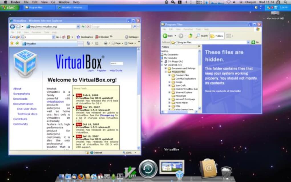 Virtualbox image mac os