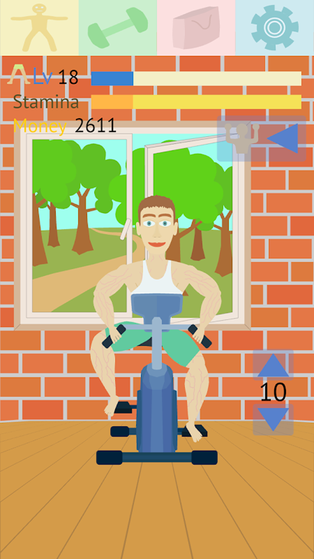 Roblock Gym Clicker Lifting mobile android iOS apk download for