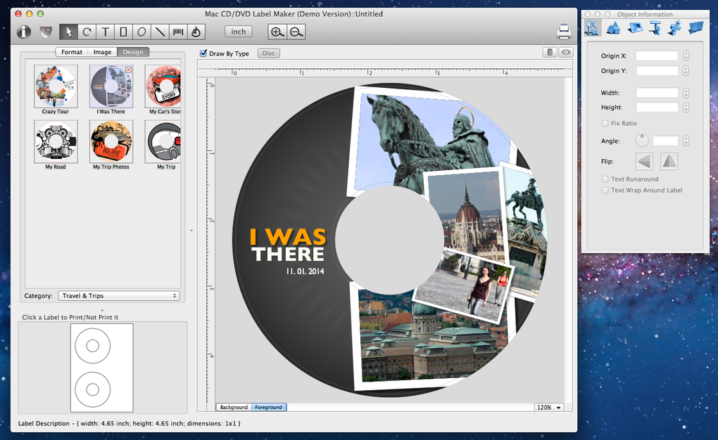 Cd label software for mac