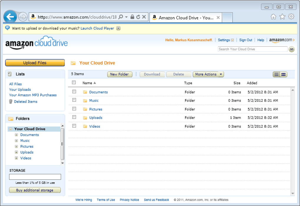 Amazon Cloud Drive - Download