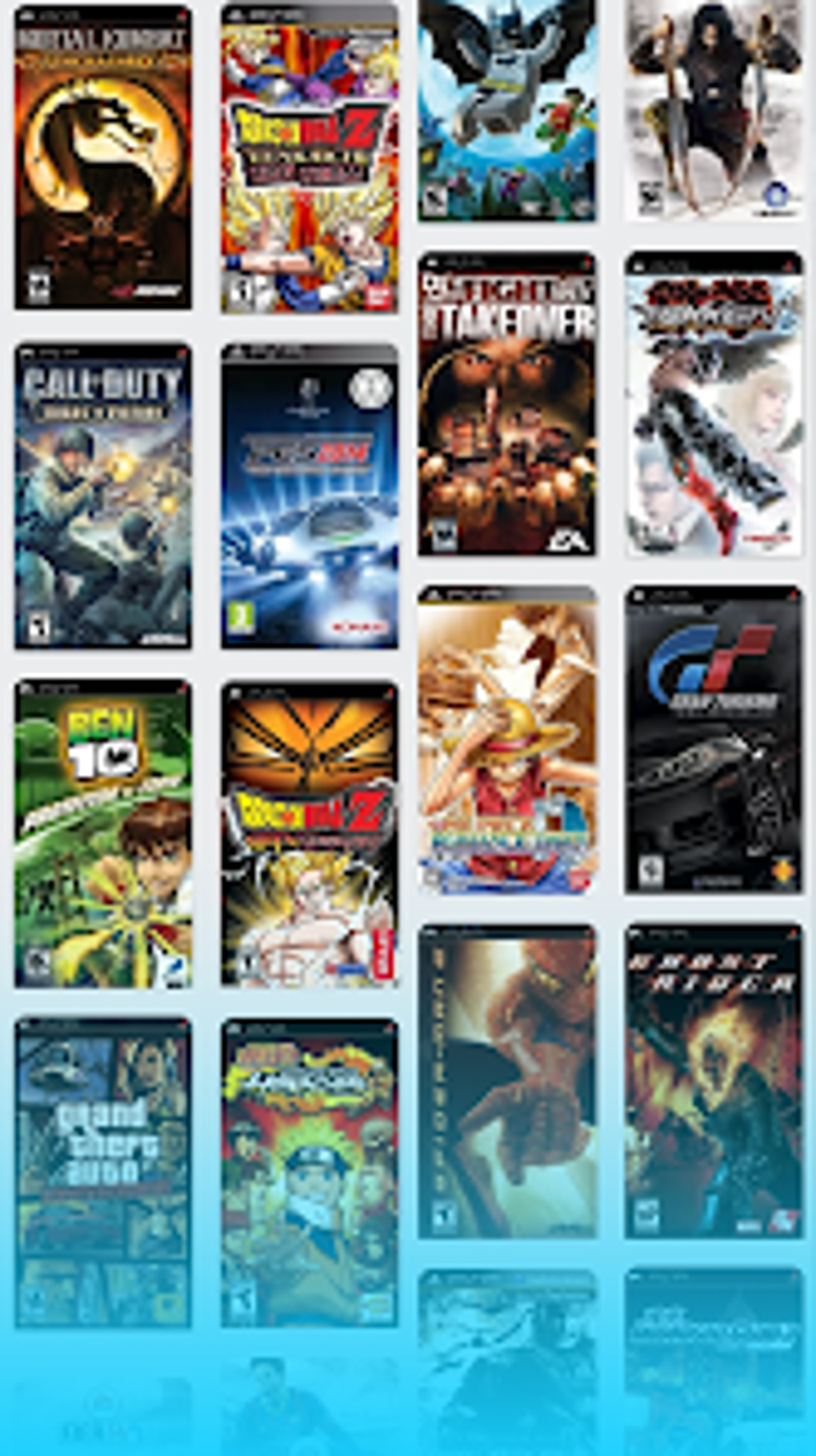 PSP Games Downloader для Android — Скачать