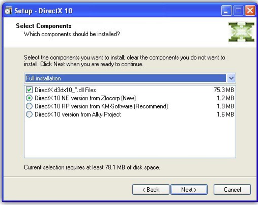 directx 9 sdk windows 10