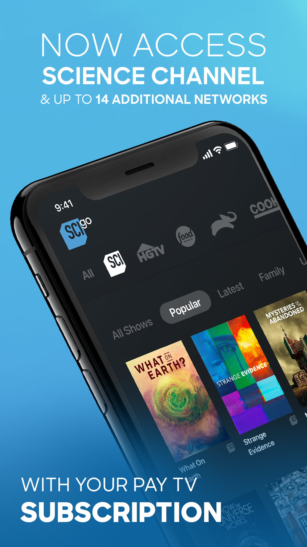 Science Channel GO para iPhone Descargar