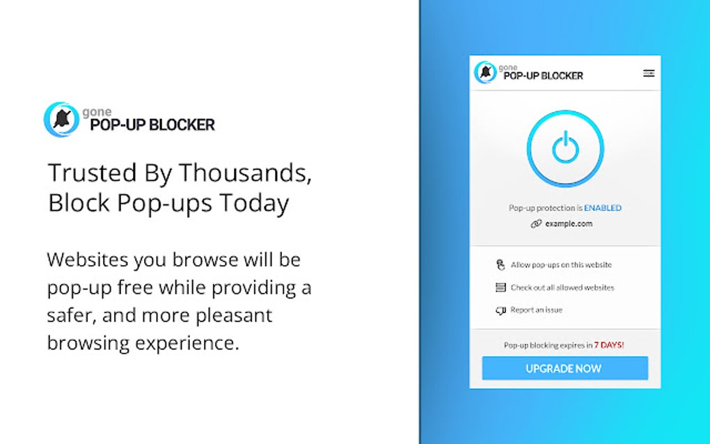 Gone pop up blocker google chrome 