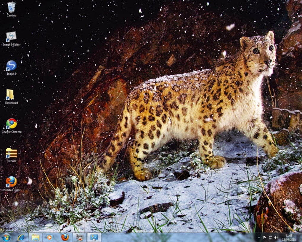 cdock snow leopard theme