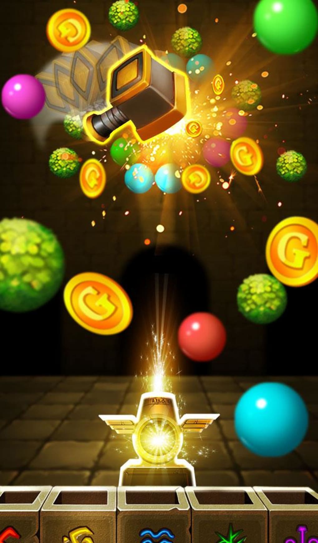 Bubble Shooter Nível infinito versão móvel andróide iOS apk baixar