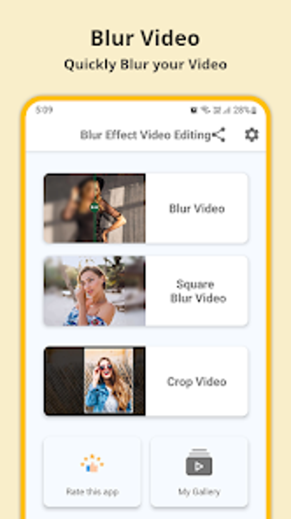 Blur or Pixelate Video Editor for Android - Download