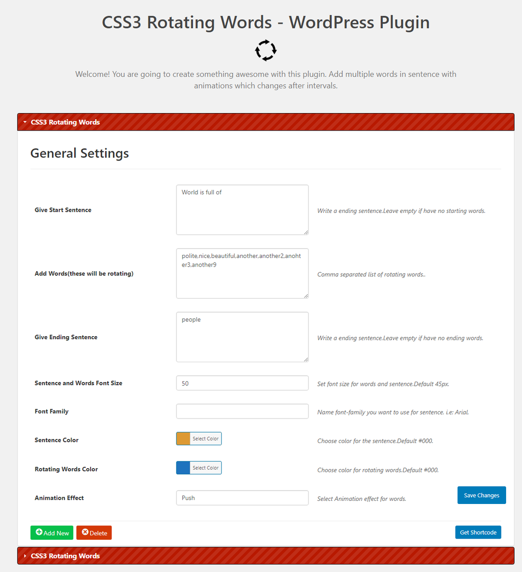 Dynamic Word Spinner: CSS3 Animated Rotation for WordPress - Download