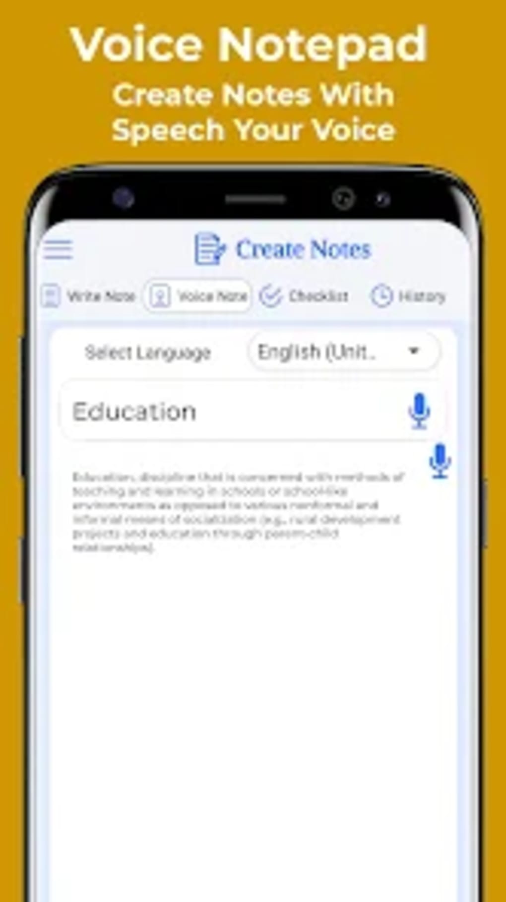 Voice Notepad - One Note App - Apps on Google Play