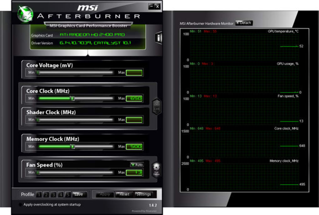 MSI Afterburner 4.6.5.16370 download the new for windows