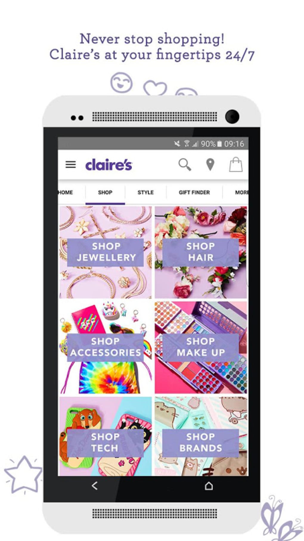 Claires app