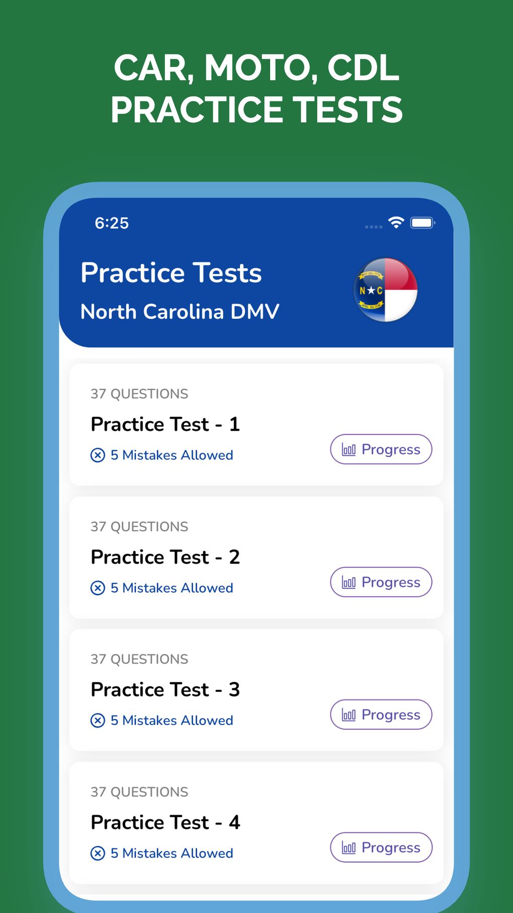 NC DMV Permit Test Prep 2023 for iPhone Download