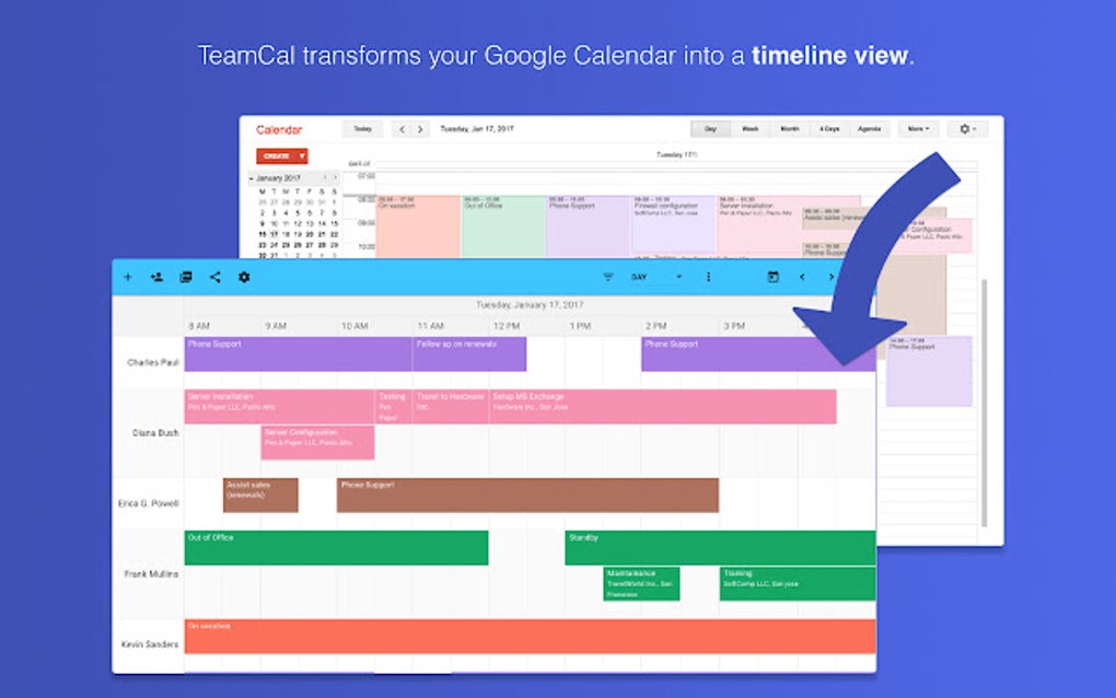 TeamCal For Google Calendar Voor Chrome Download