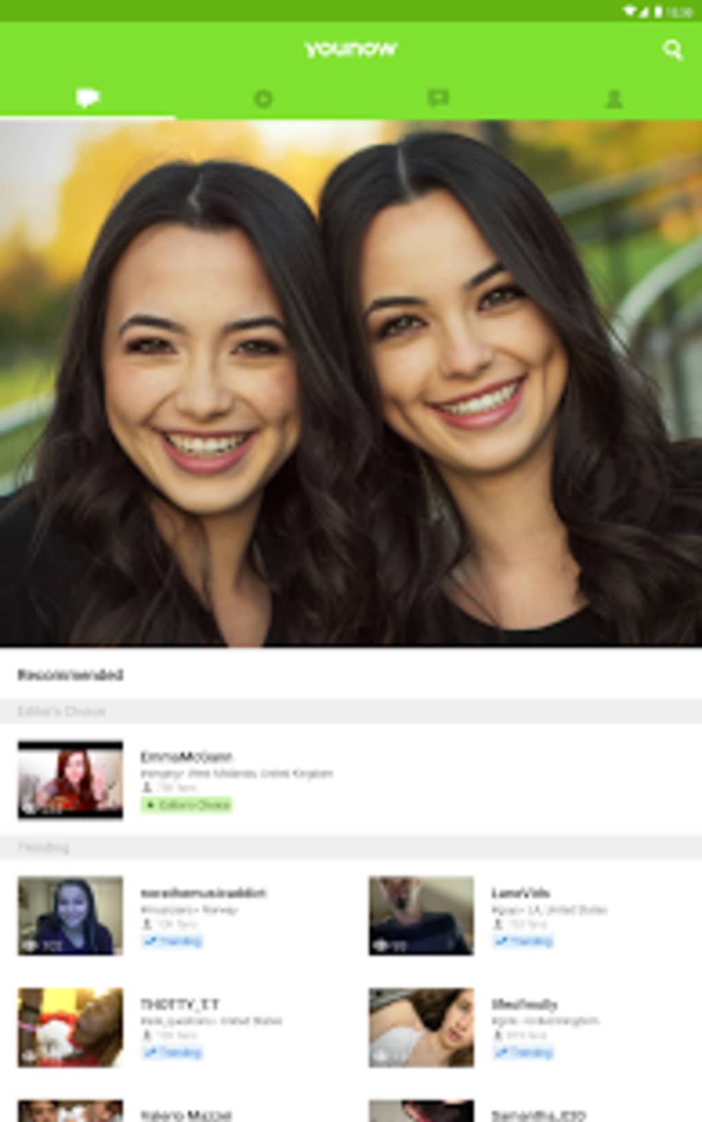 YouNow: Live Stream Video Chat – Apps no Google Play
