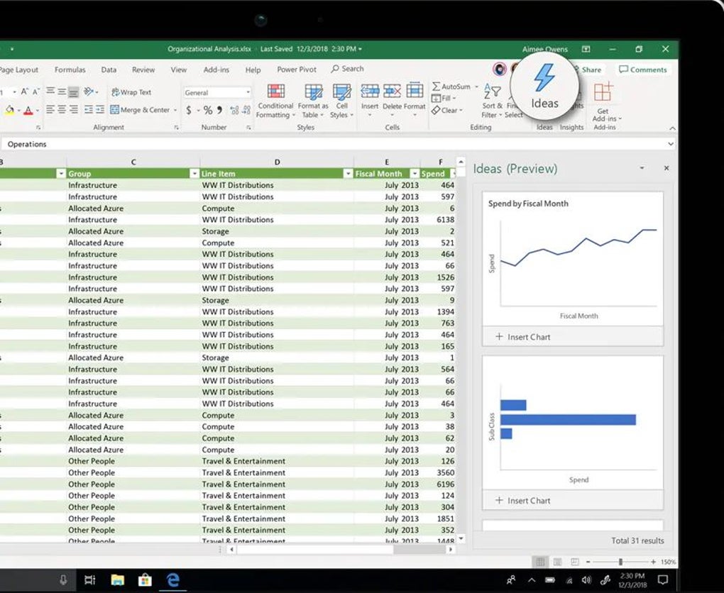 ms excel for windows 10