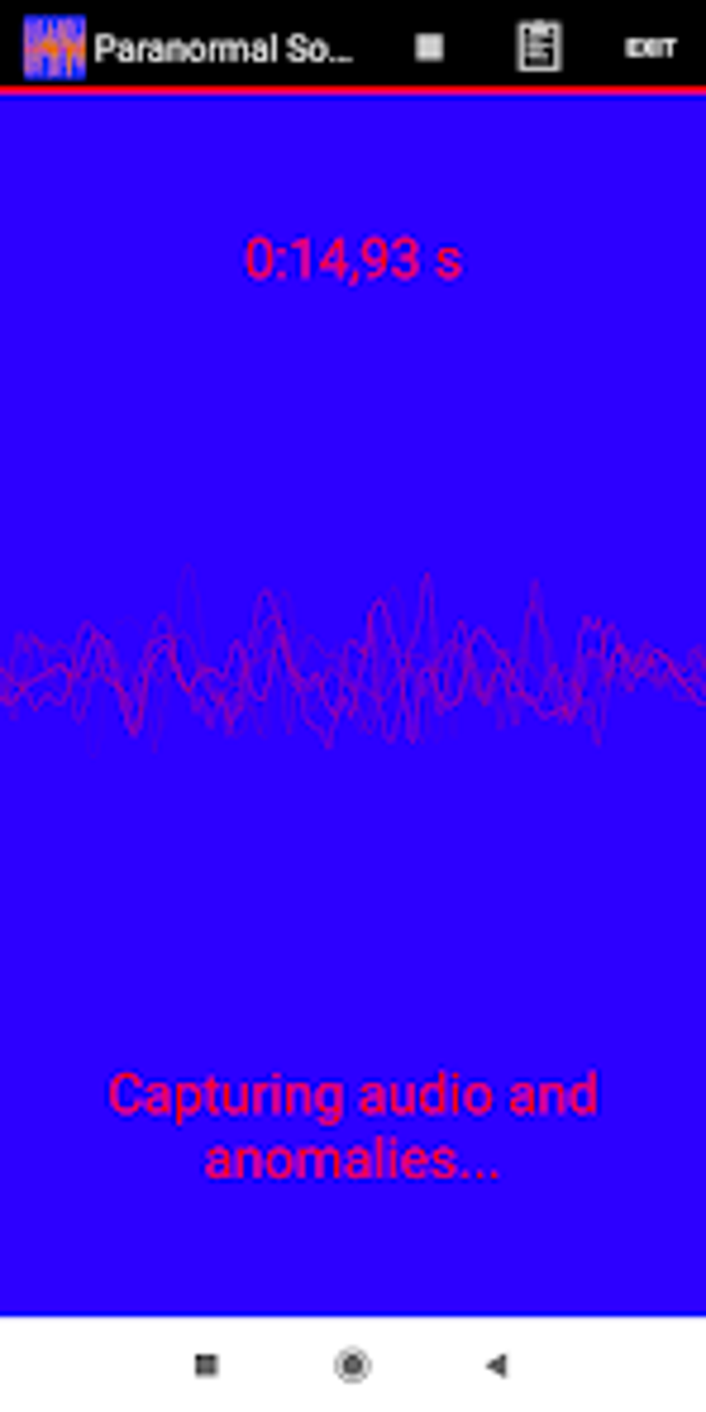 Paranormal Sound Recorder Android 