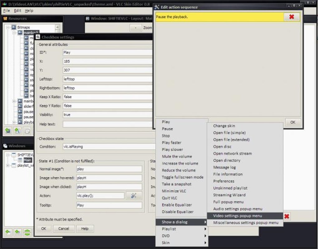 Skin Editor UI, VCL