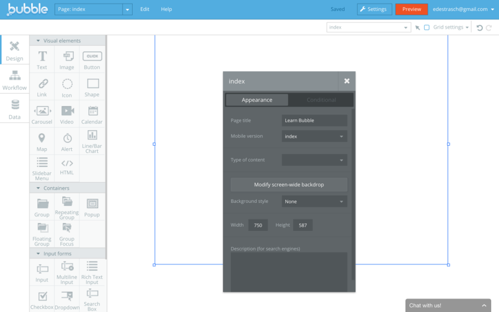 How to Create a Background Video In Bubble, Bubble.io Tutorials