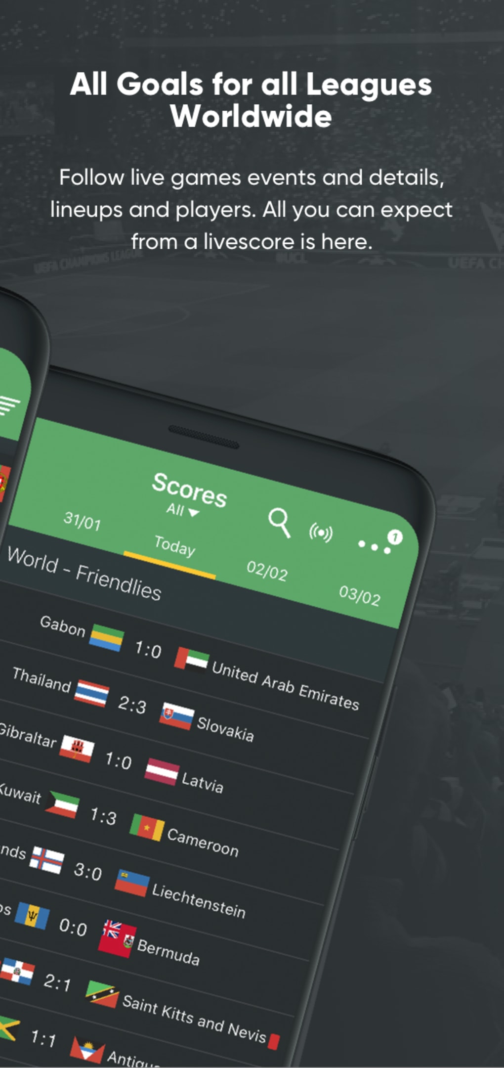 All Goals - The Livescore App for Android