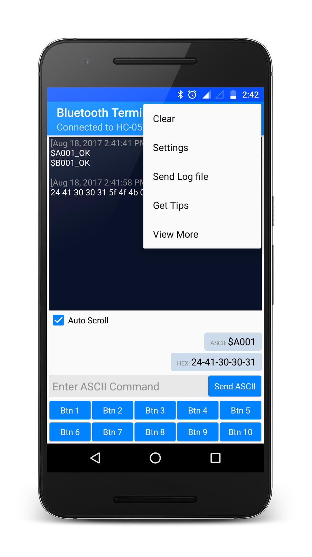 Bluetooth Terminal HC-05 APK для Android — Скачать