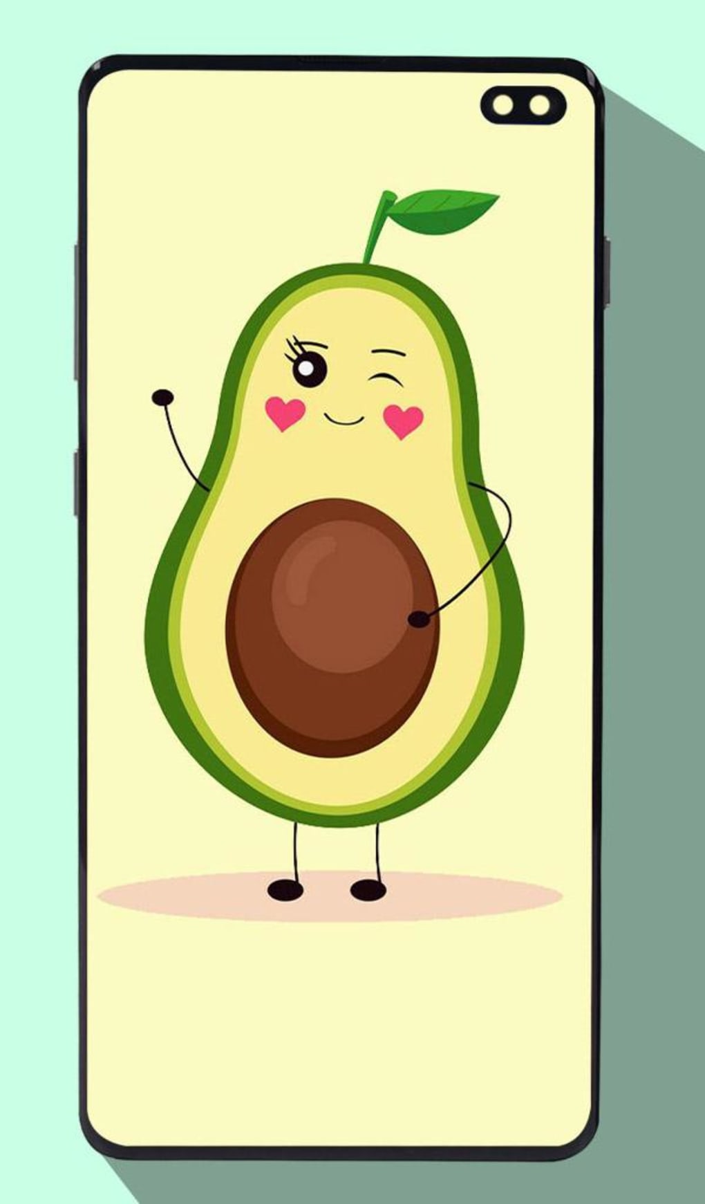 Download Get Green Get Cute  Avocado Backpack Wallpaper  Wallpaperscom