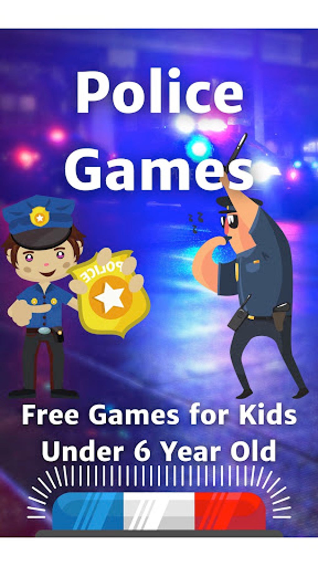 Kids Police Officer Cop Games لنظام Android - تنزيل