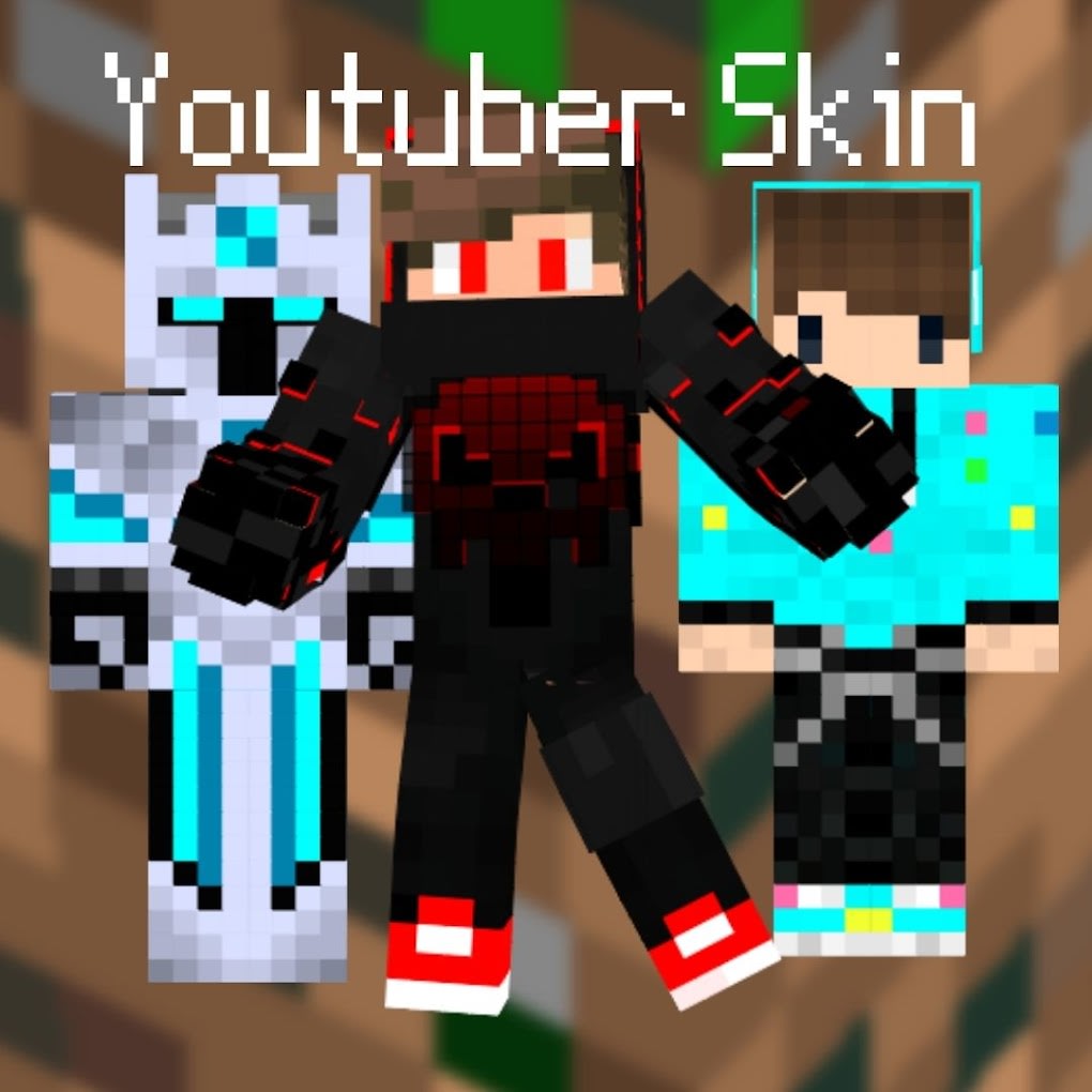 Youtuber Skin Minecraft PE cho Android - Tải về