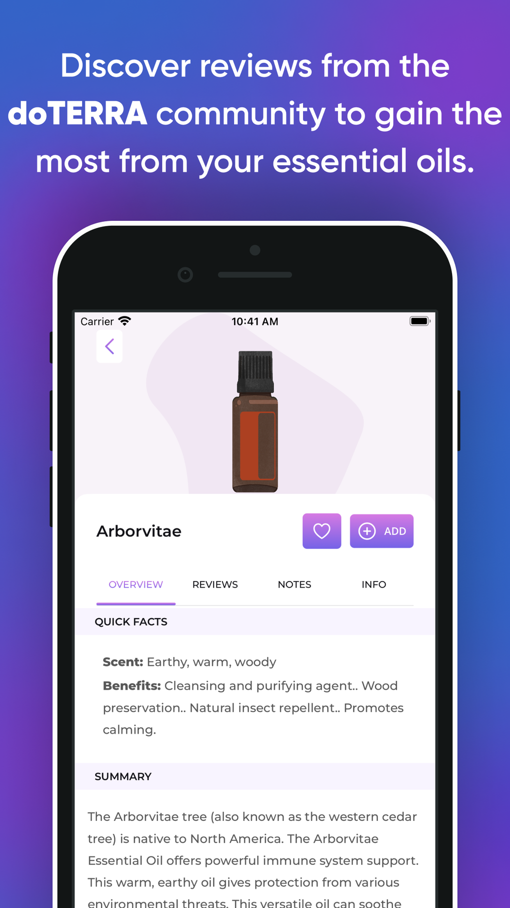 Essential Oils doTERRA для iPhone — Скачать