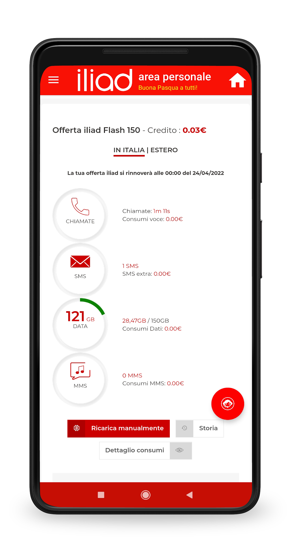 Iliad Area Personale Para Android Descargar