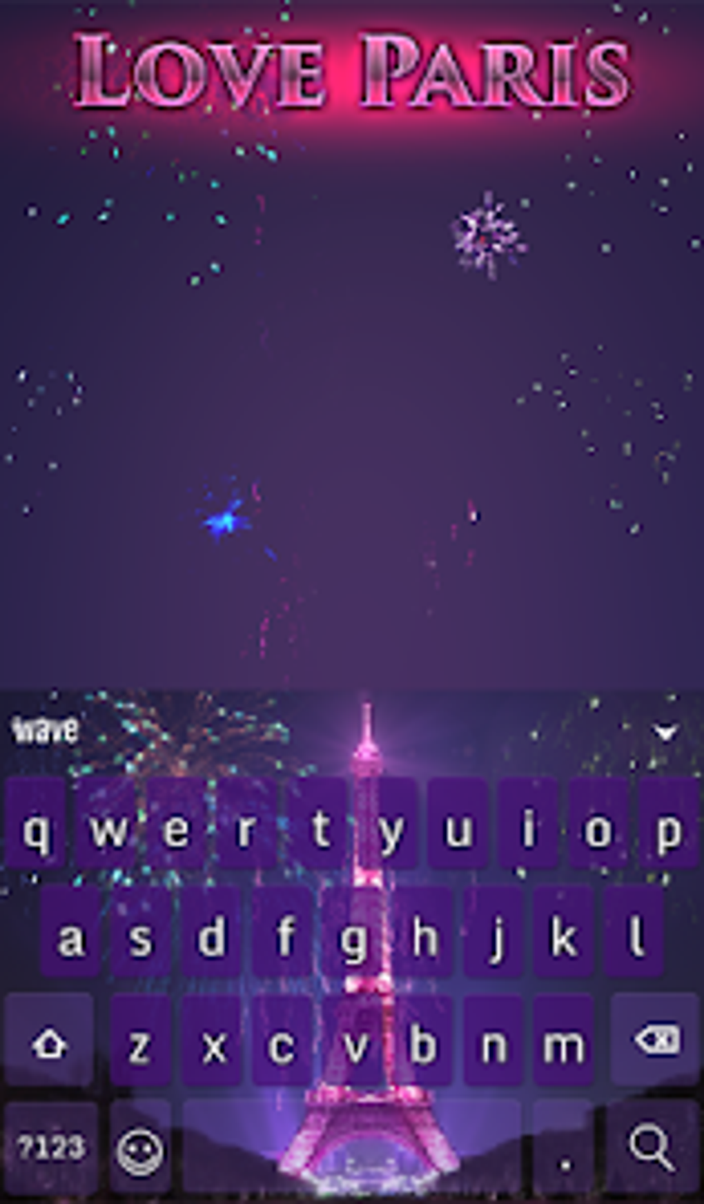 Love Paris Animated Keyboard for Android Download