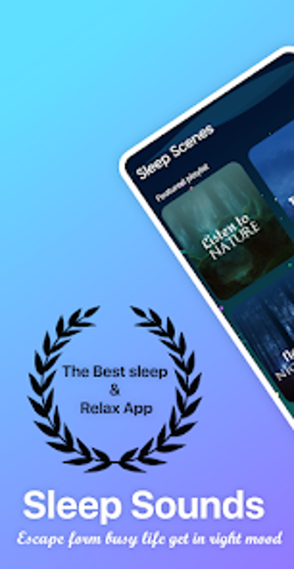 Sleep Sounds - relaxing music для Android — Скачать