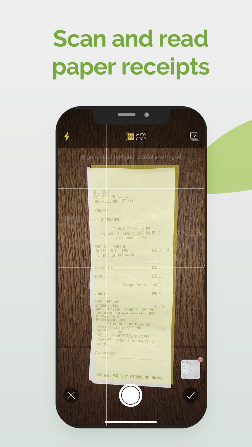 Foreceipt Receipt Tracker App for iPhone Download