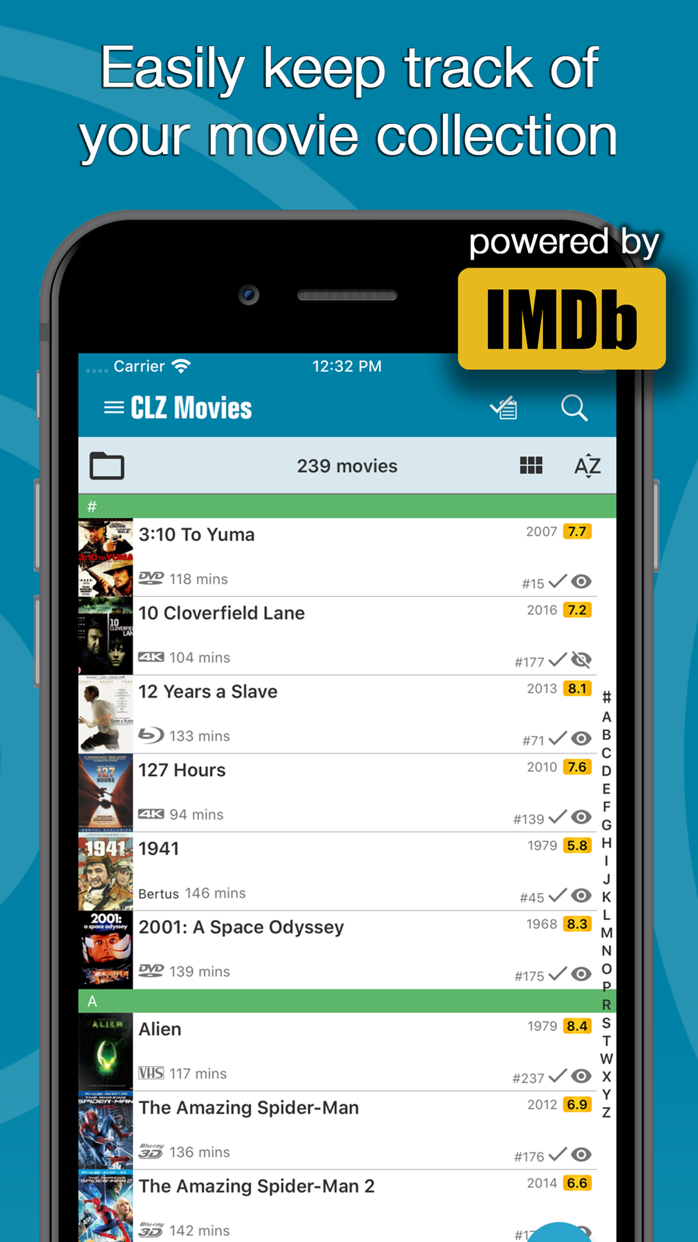 CLZ Movies - Movie Database for iPhone - Download