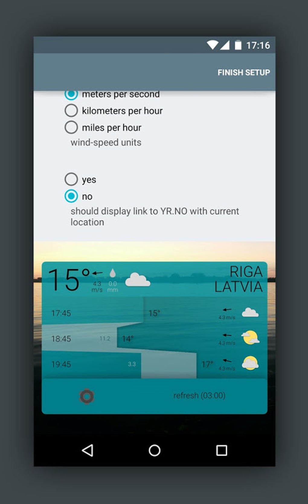 Detailed YR Weather Widget APK For Android Download