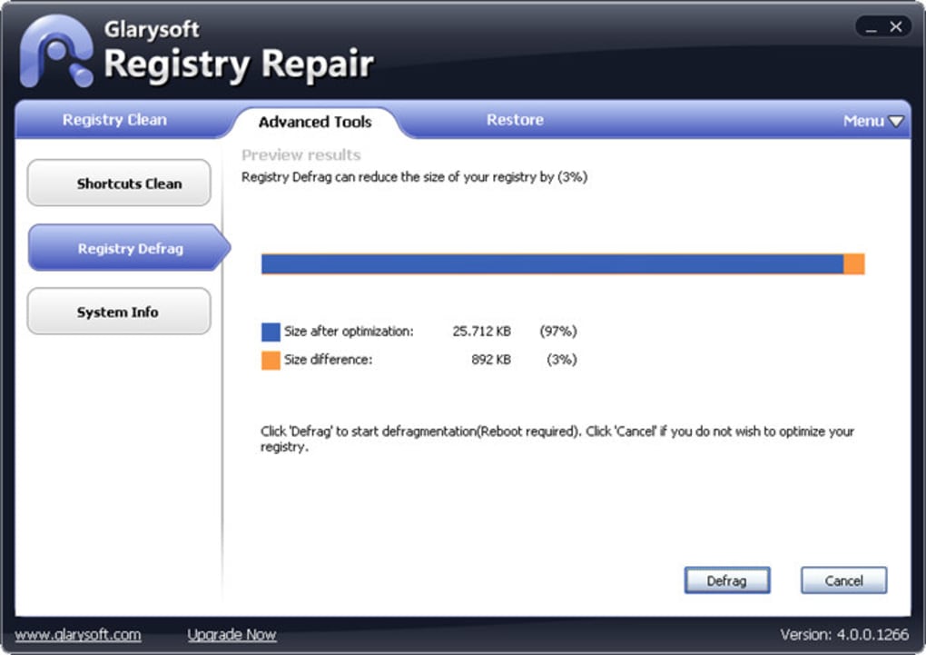glary registry repair registration code