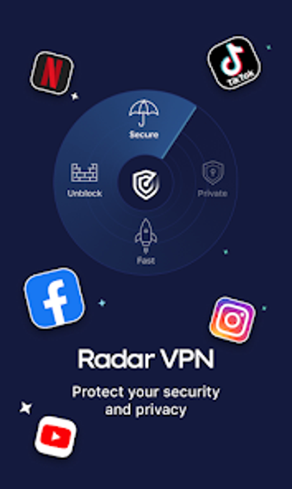 Radar VPN - Fast VPN Proxy Pro для Android — Скачать