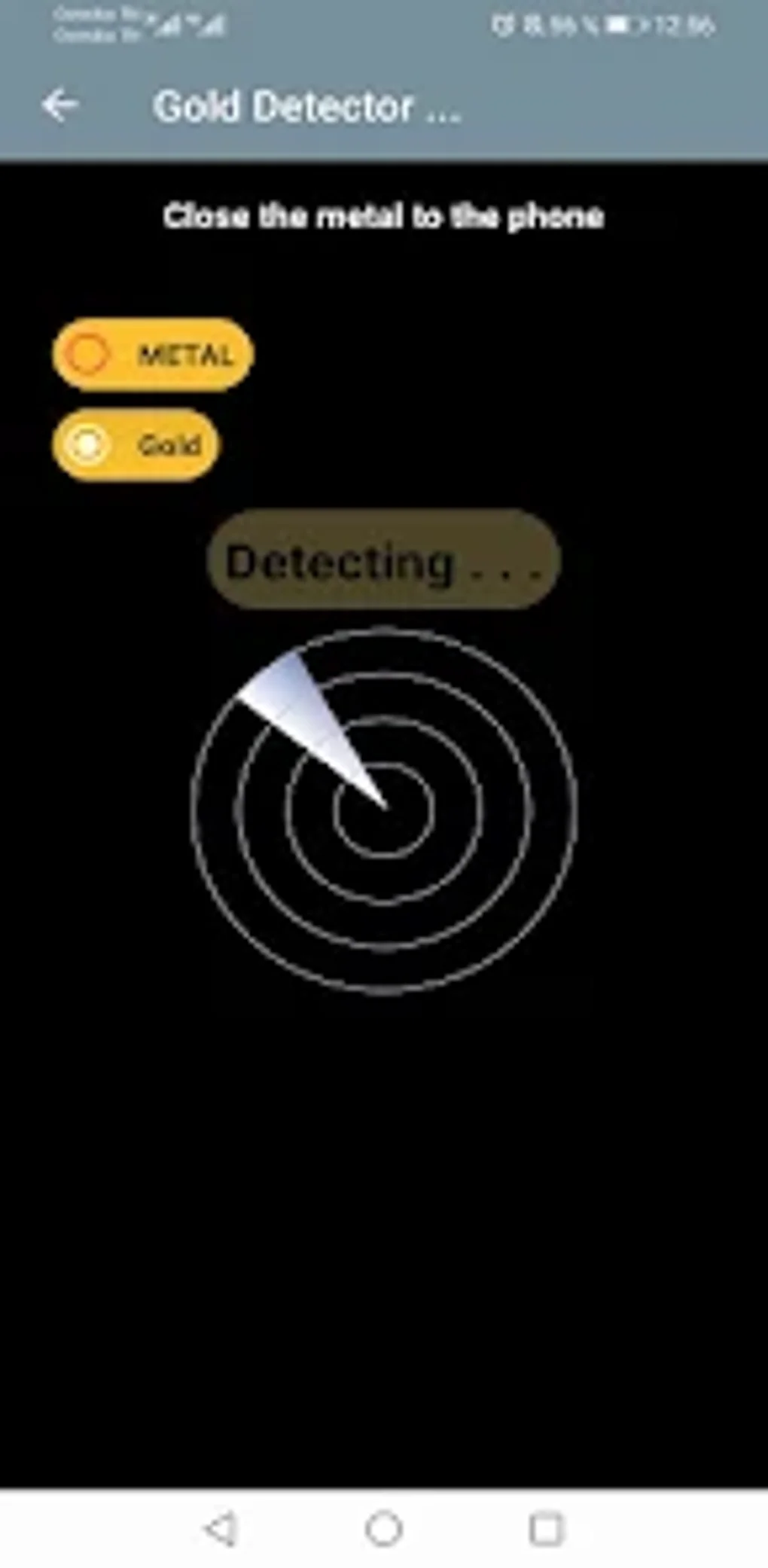 Gold detector for Android Download