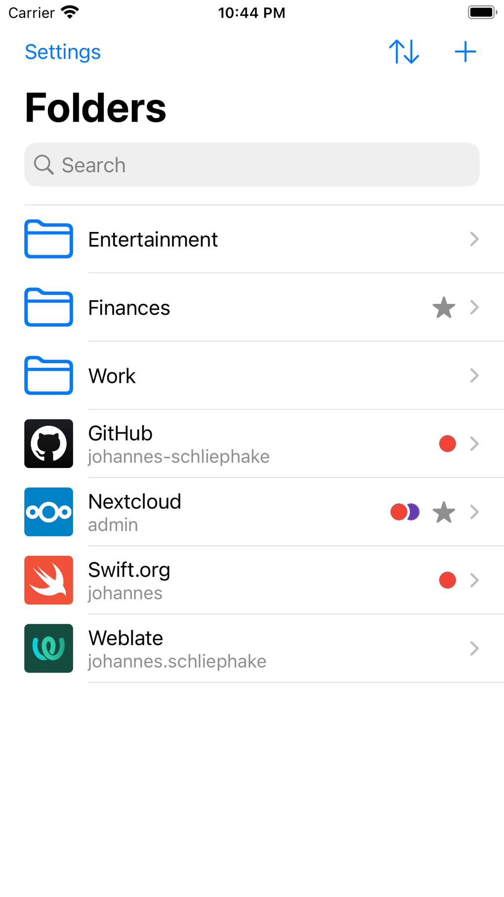 Passwords For Nextcloud For IPhone Download