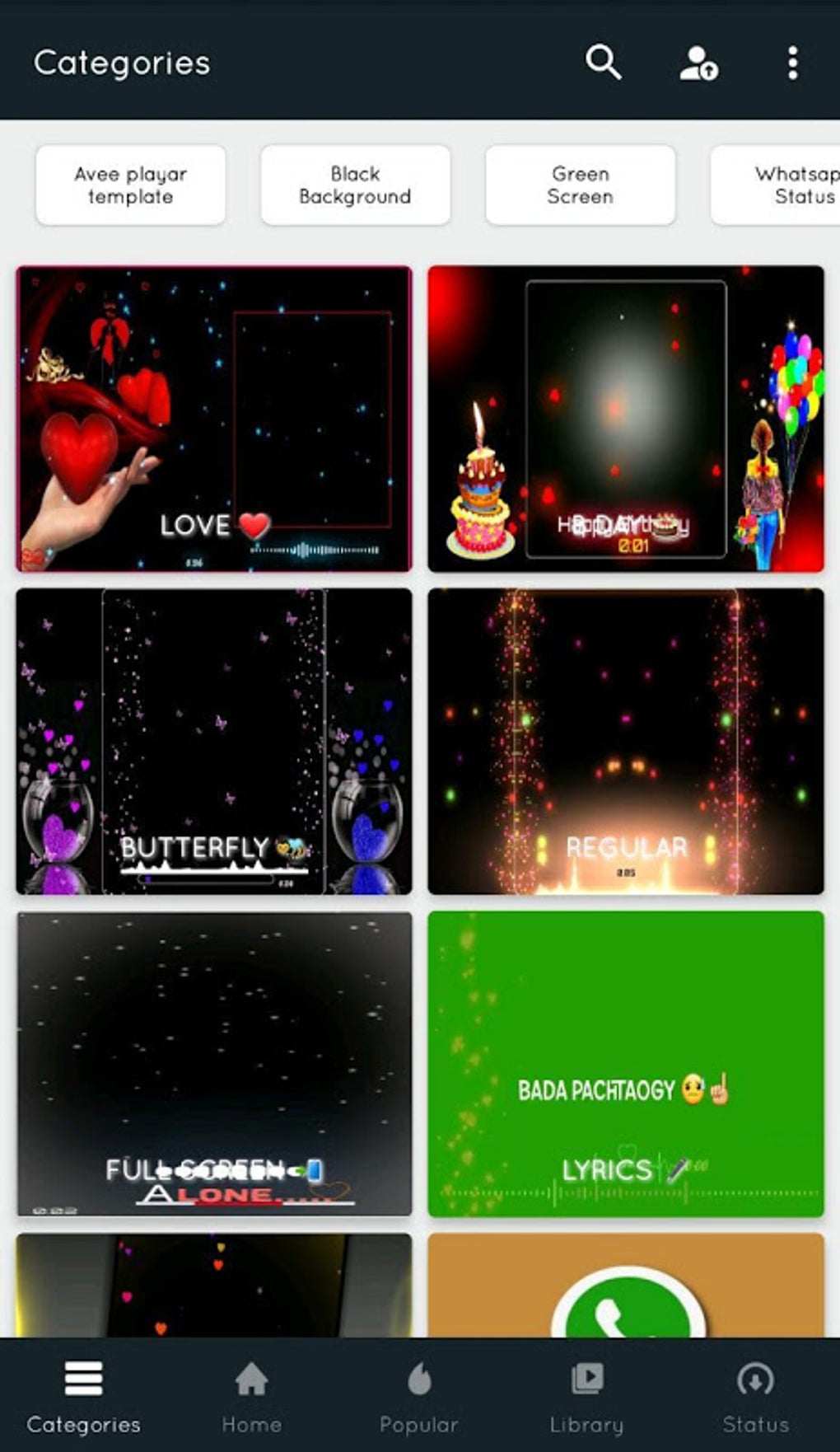 Av Player Template Download Green Screen Status APK for Android Av Player Template Download Green Screen Status APK for Android