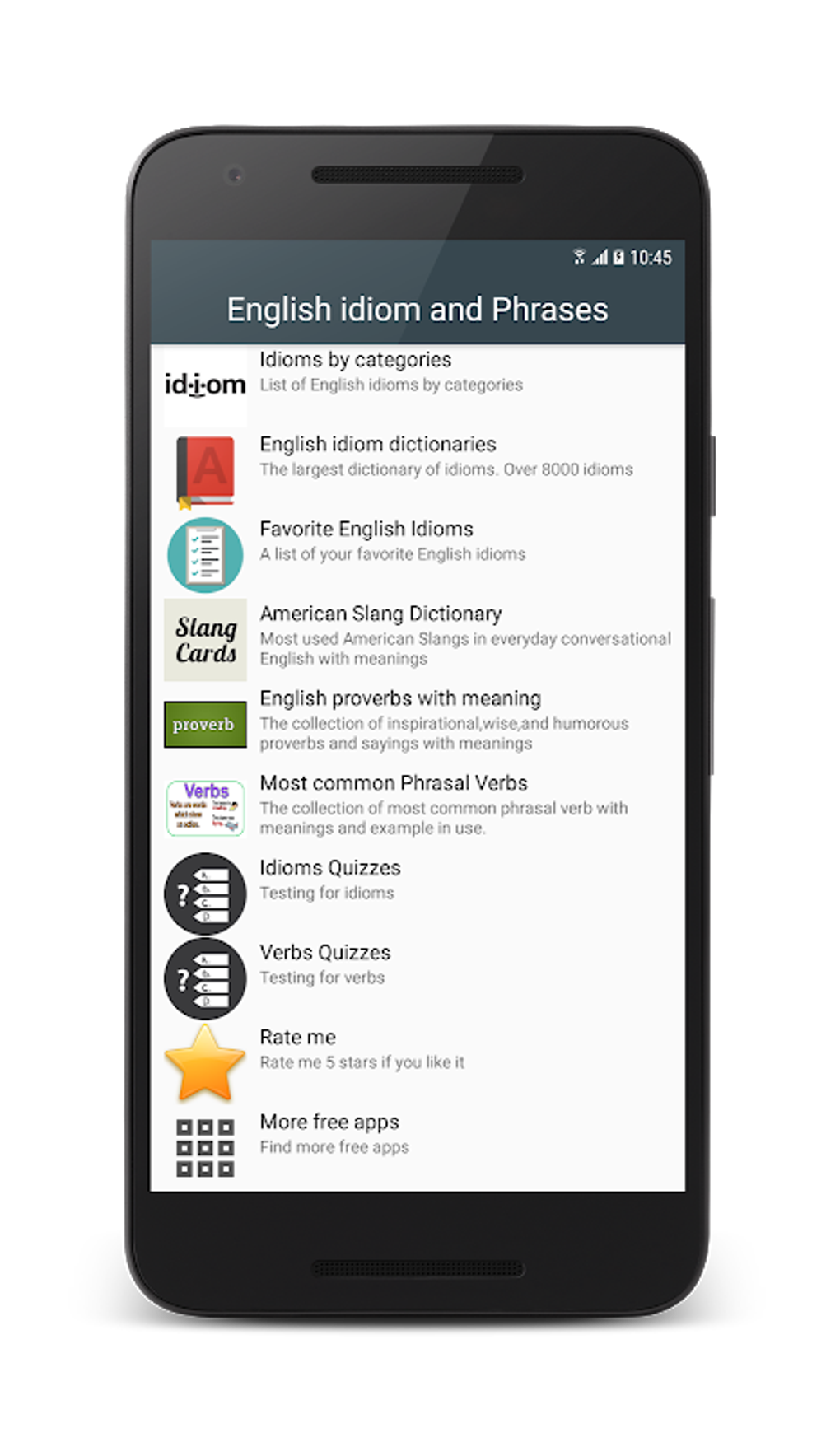 all-english-idioms-phrases-apk-pour-android-t-l-charger