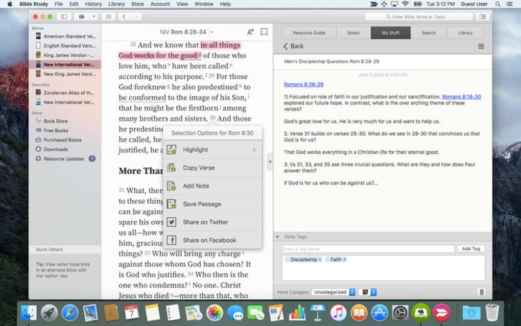 free bible study download for mac