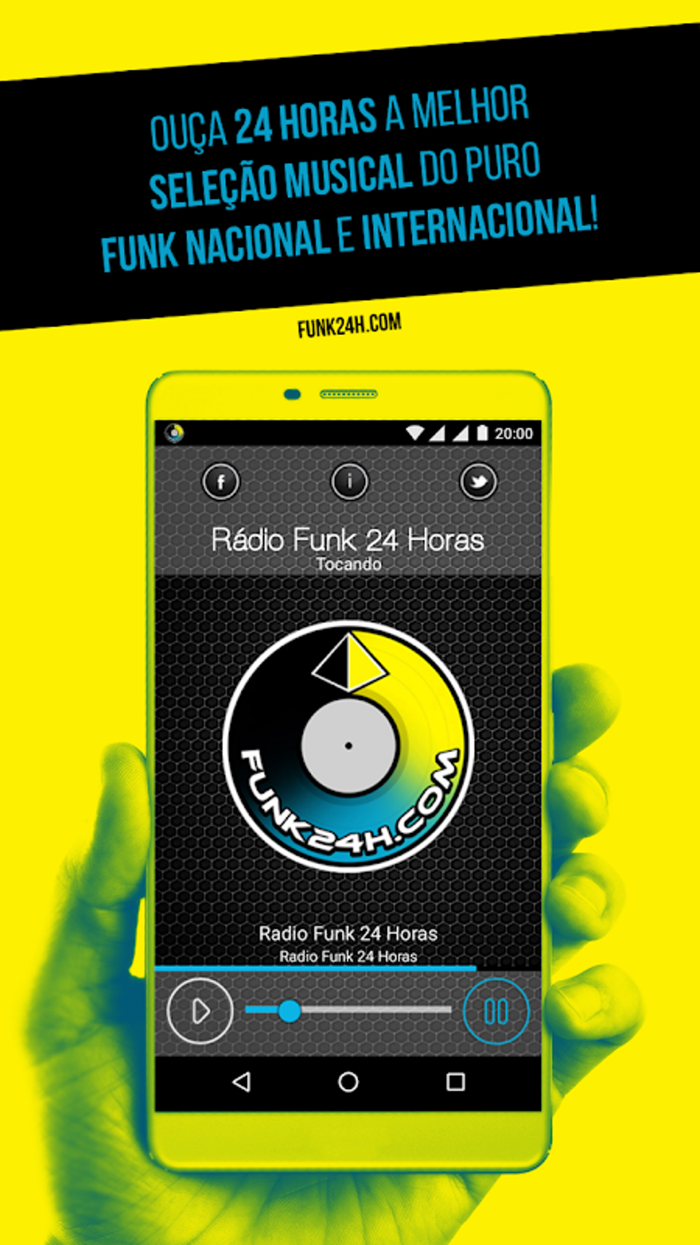 Rádio Funk 24 Horas APK для Android — Скачать