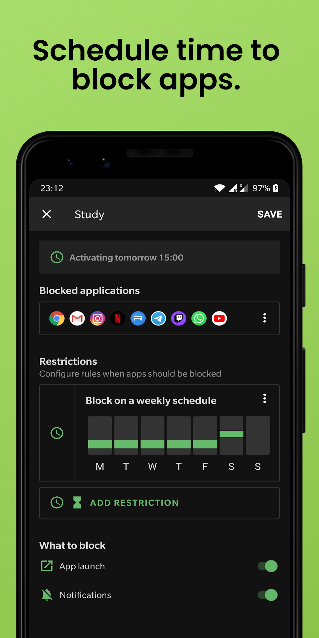 Block Apps - Productivity Digital Wellbeing APK для Android — Скачать