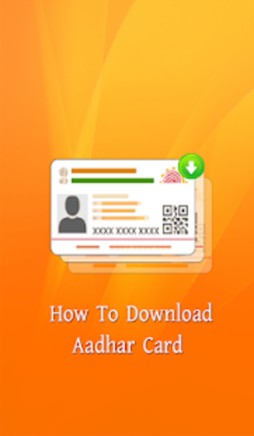 How to Download Aadhar Card Guide voor Android - Download