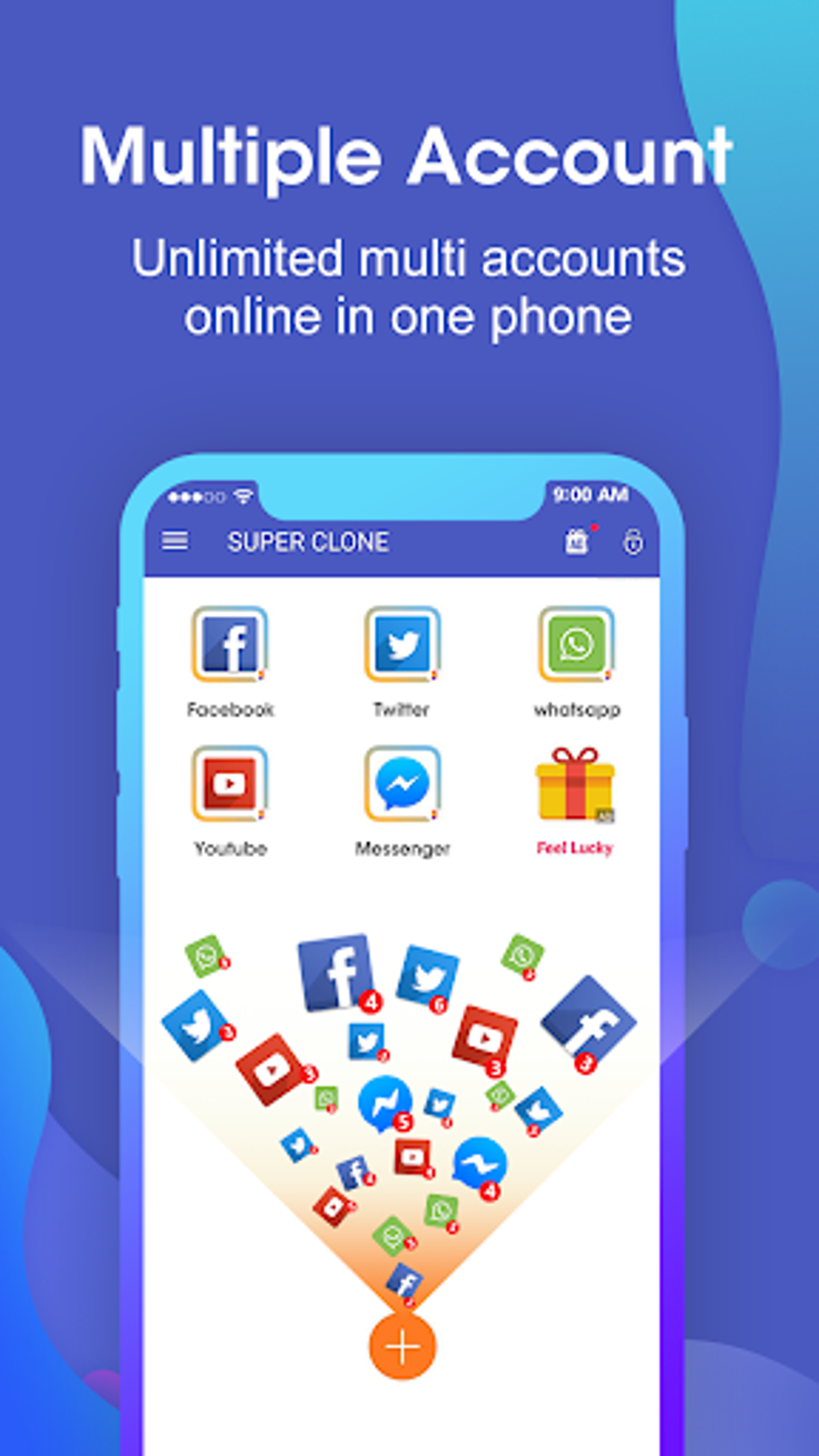 Super Clone - App Cloner for Multiple Accounts APK для Android — Скачать