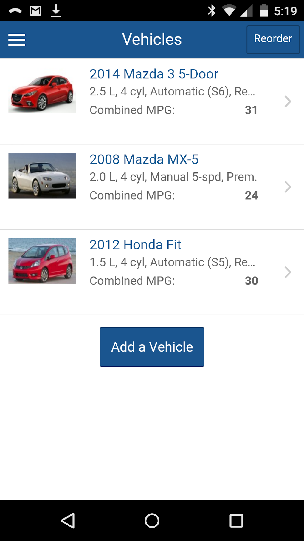 FindaCar FuelEconomy.gov APK for Android Download