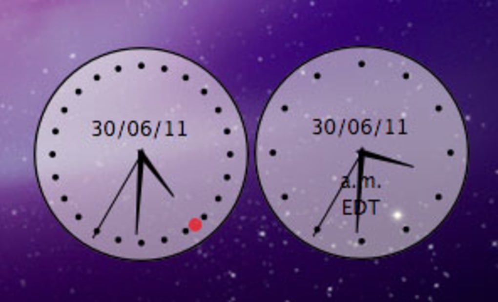 floating clock for mac